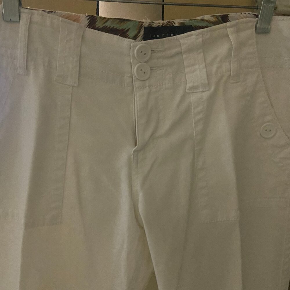 Sanctuary Clothing White Pants - Size 28 - Picture 9 of 9